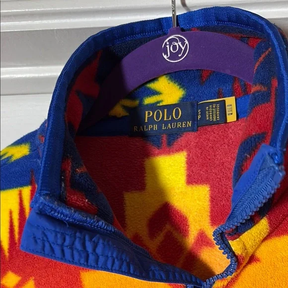 Vintage Ralph Lauren Colorful Southwest Pattern Fleece - Picture 3 of 4